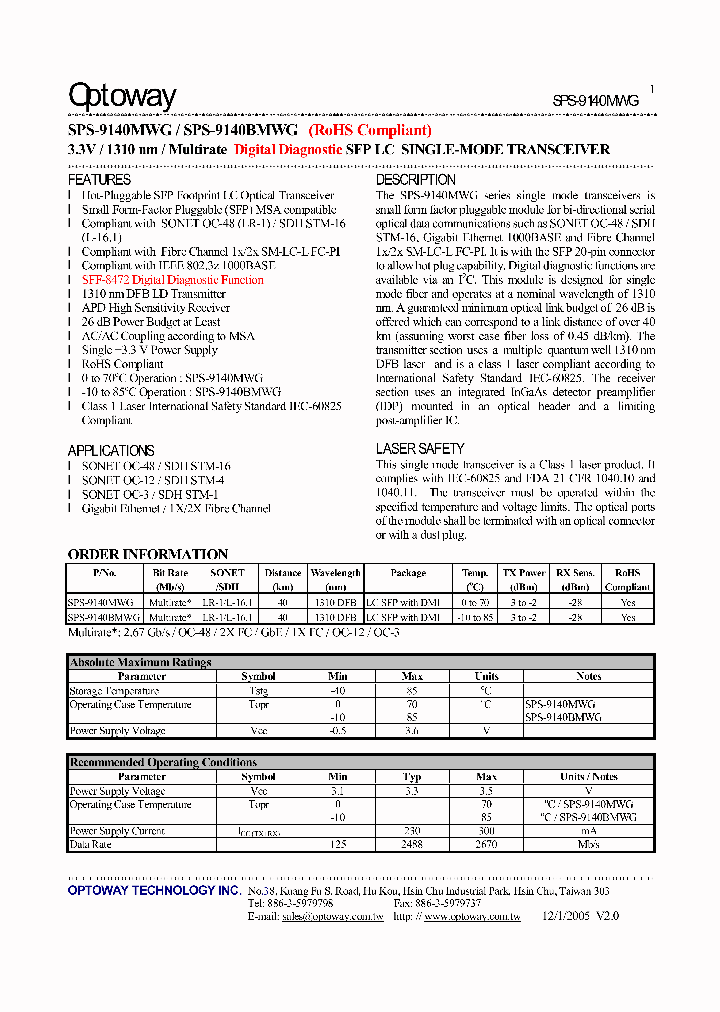 SPS-9140MWG_4124387.PDF Datasheet