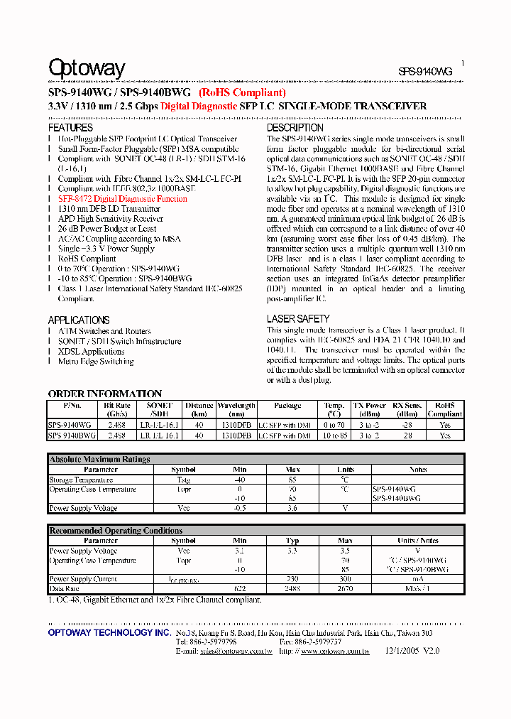SPS-9140WG_4124386.PDF Datasheet