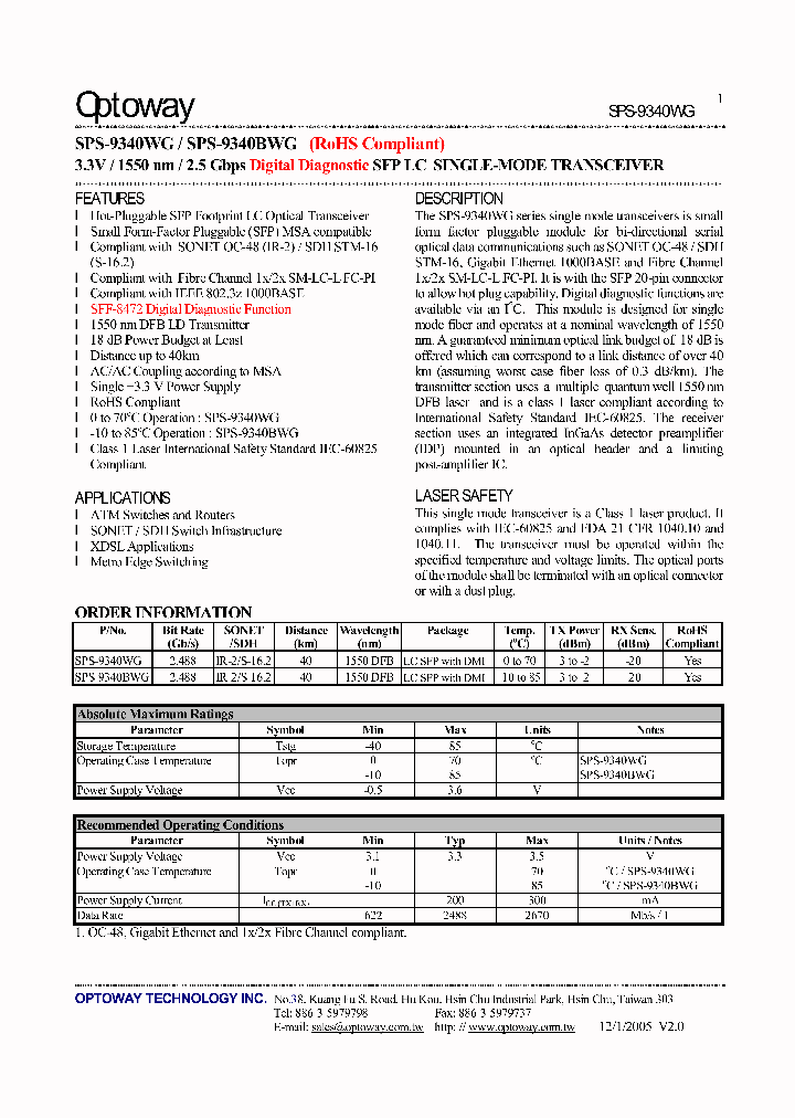 SPS-9340WG_4124345.PDF Datasheet