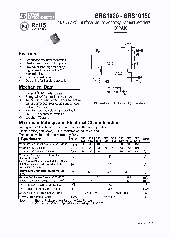 SRS10100_4107389.PDF Datasheet