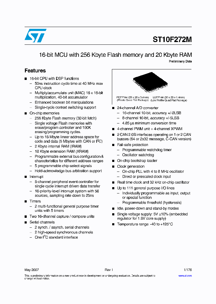 ST10F272M-4QR3_4132854.PDF Datasheet