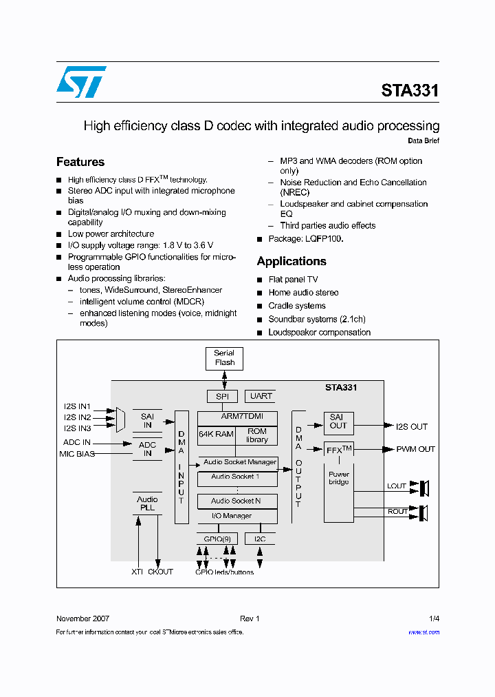 STA331_4130347.PDF Datasheet