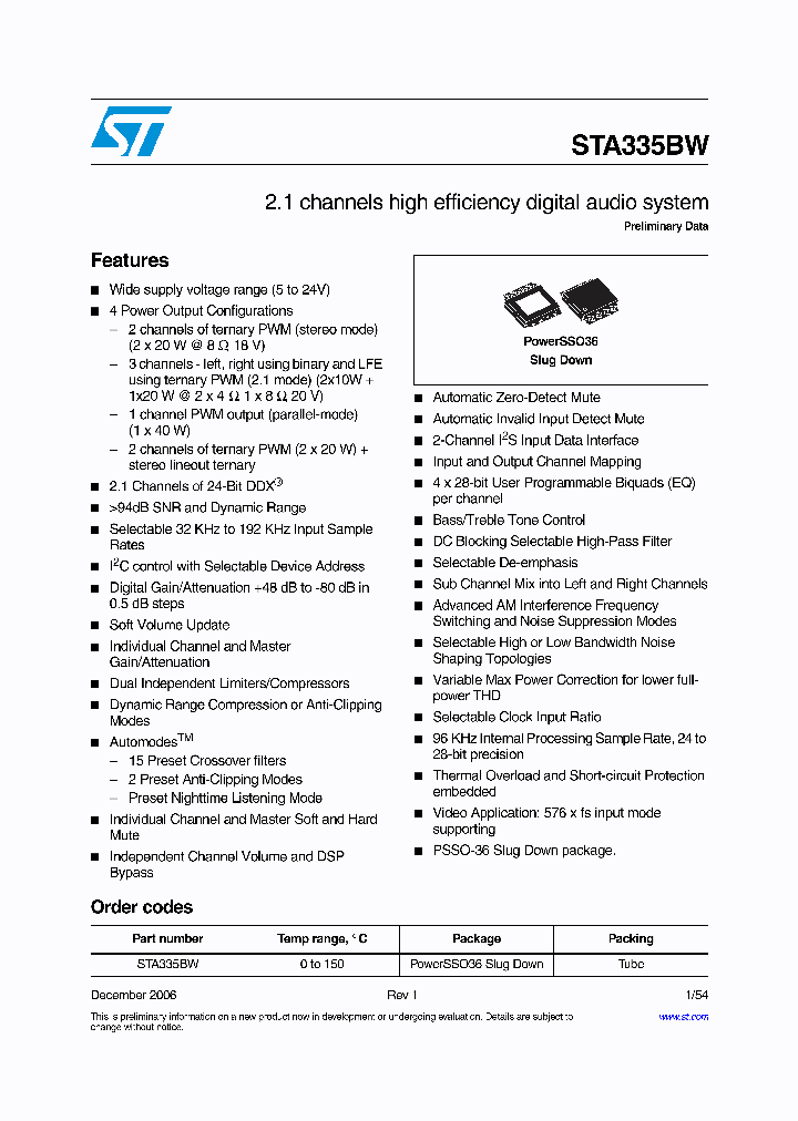 STA335BW_4128964.PDF Datasheet