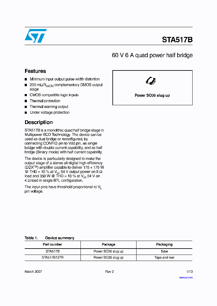 STA516B_4106428.PDF Datasheet