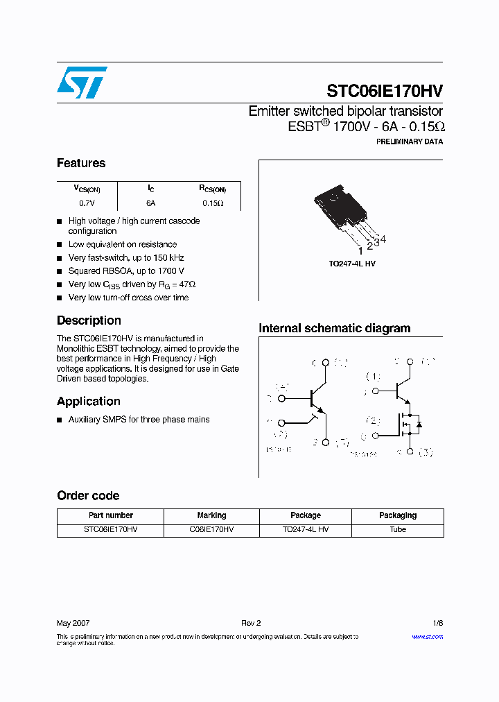 STC06IE170HV_4108593.PDF Datasheet