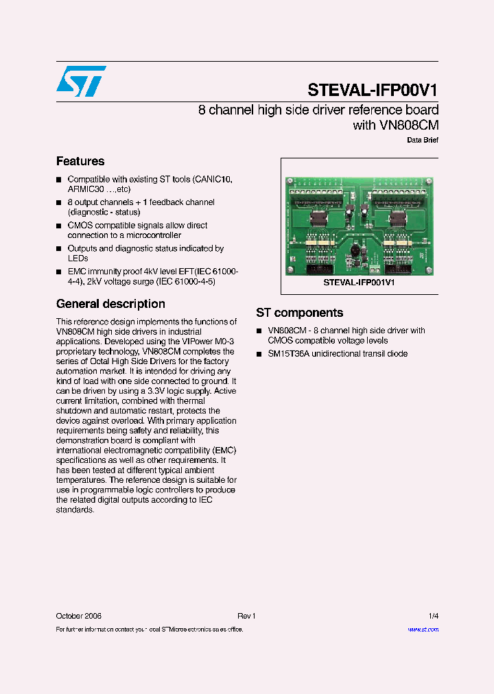 STEVAL-IFP00V1_4160189.PDF Datasheet