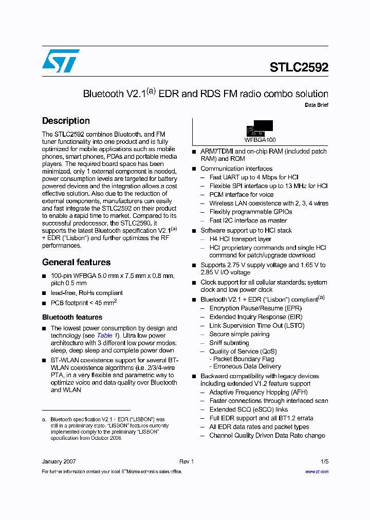 STLC2592_4112694.PDF Datasheet