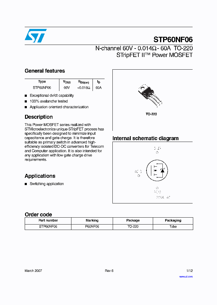 STP60NF0607_4165161.PDF Datasheet