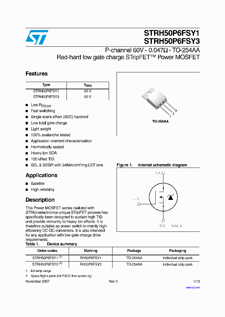 STRH50P6FSY1_4132311.PDF Datasheet