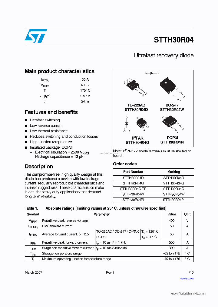 STTH30R04_4153659.PDF Datasheet