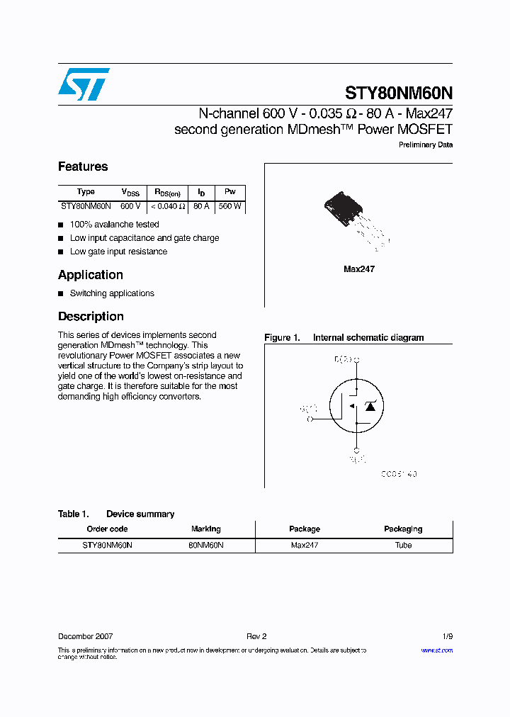 STY80NM60N_4164443.PDF Datasheet