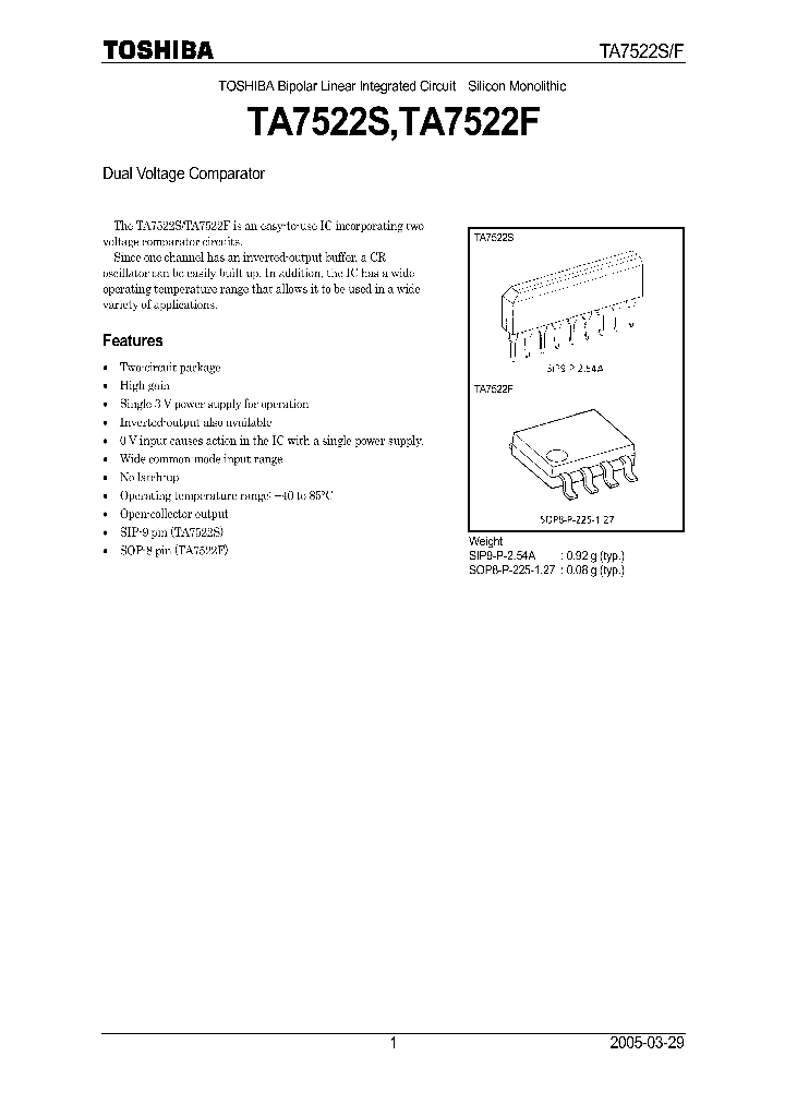 TA7522S05_4110693.PDF Datasheet