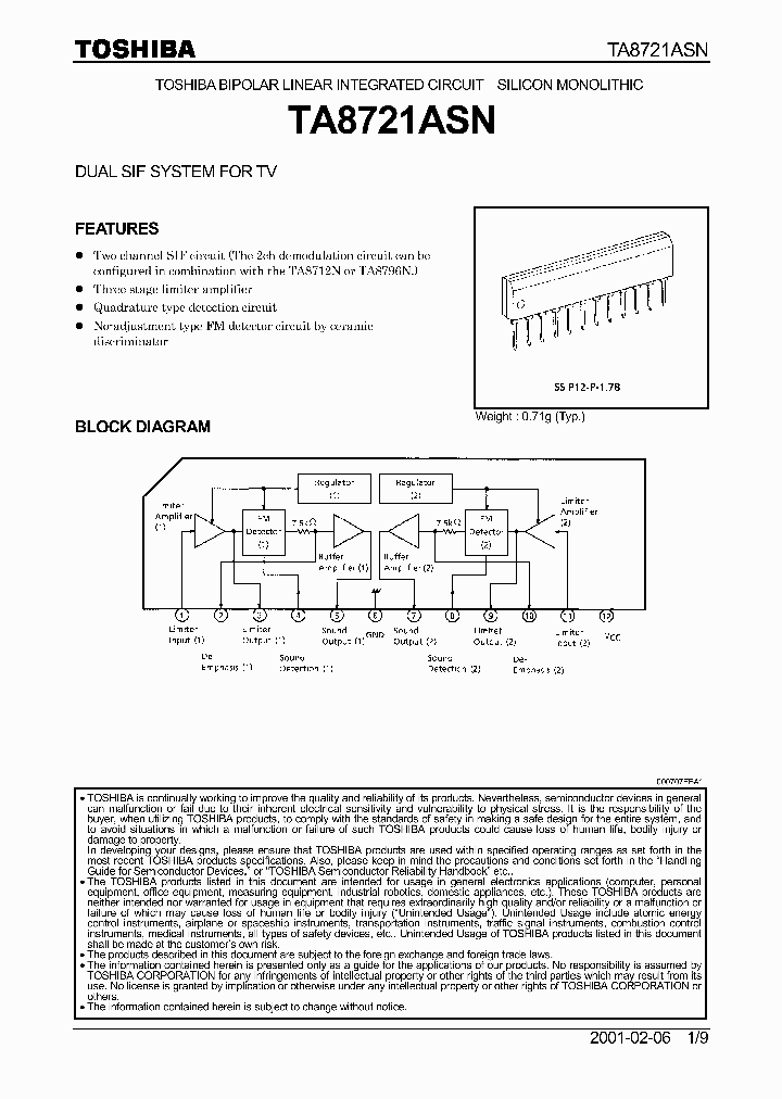 TA8721ASN01_4109865.PDF Datasheet