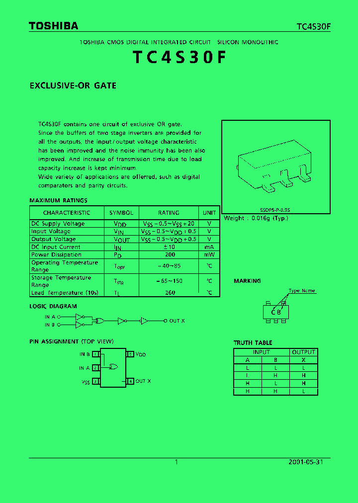 TC4S30F01_4133390.PDF Datasheet