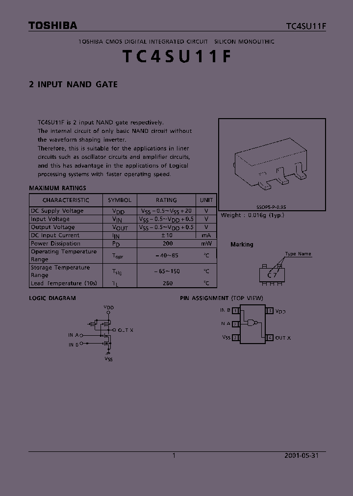 TC4SU11F01_4133384.PDF Datasheet