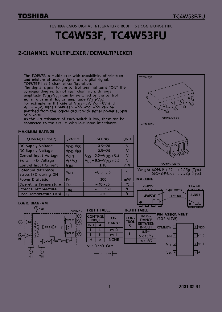 TC4W53F01_4133382.PDF Datasheet
