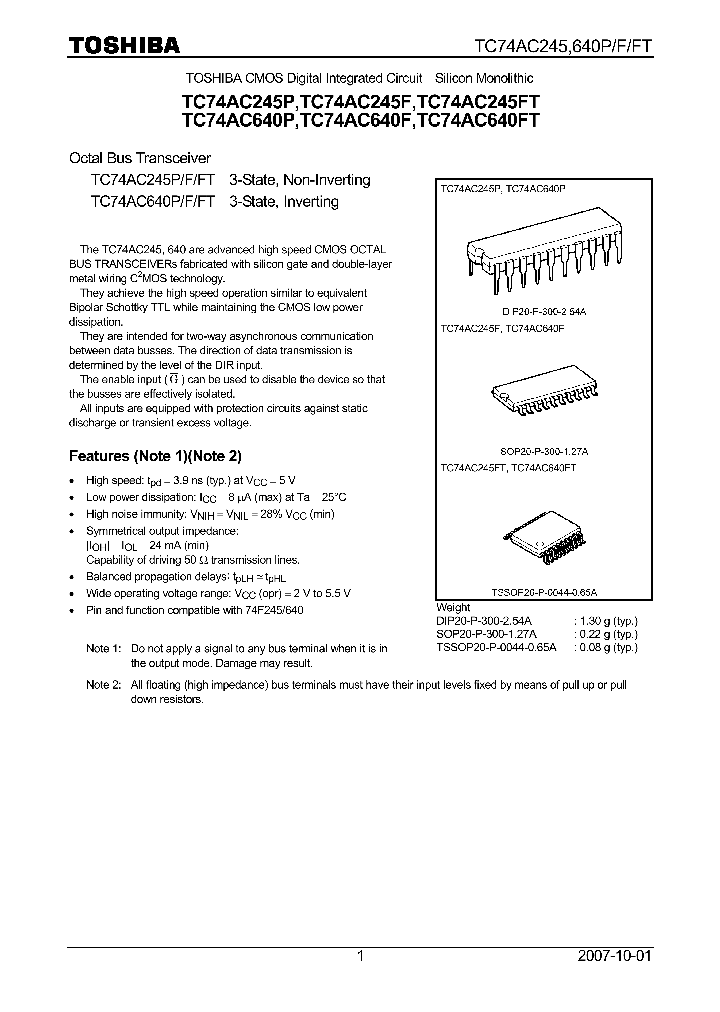 TC74AC245P07_4125045.PDF Datasheet