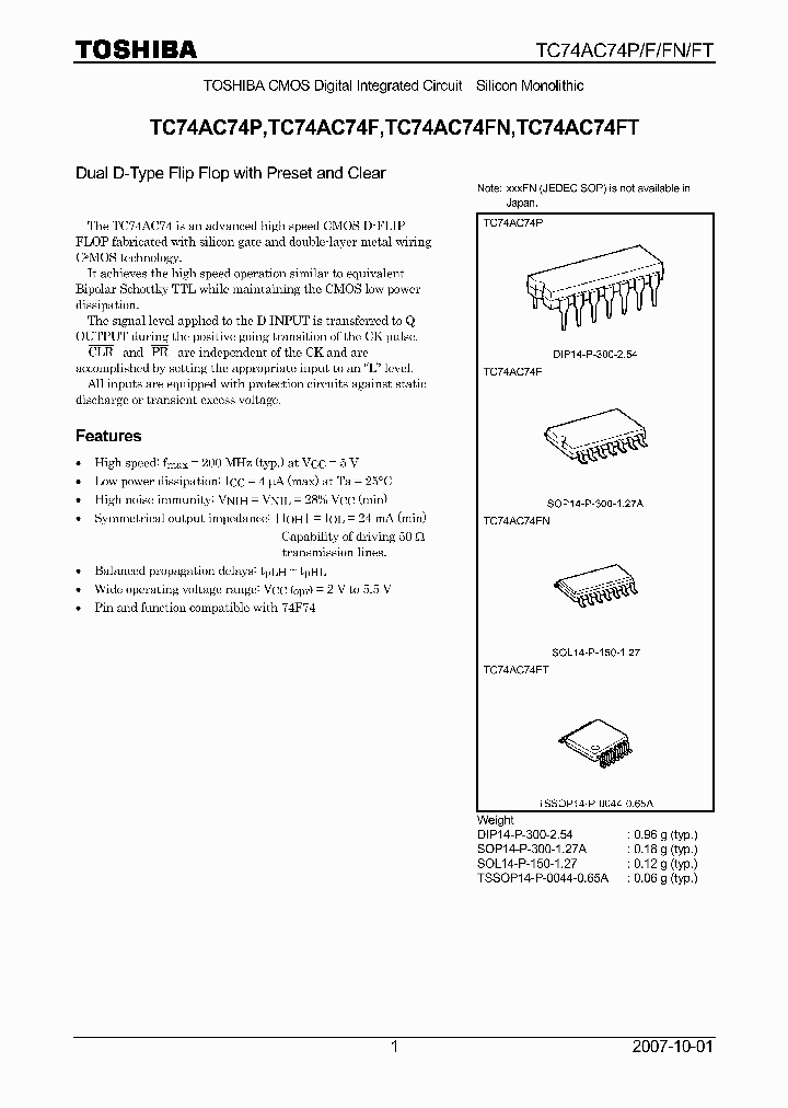 TC74AC74F07_4125039.PDF Datasheet