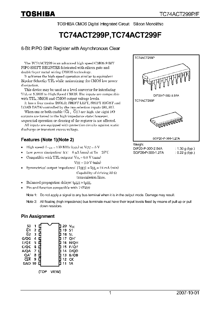 TC74ACT299F_4153890.PDF Datasheet