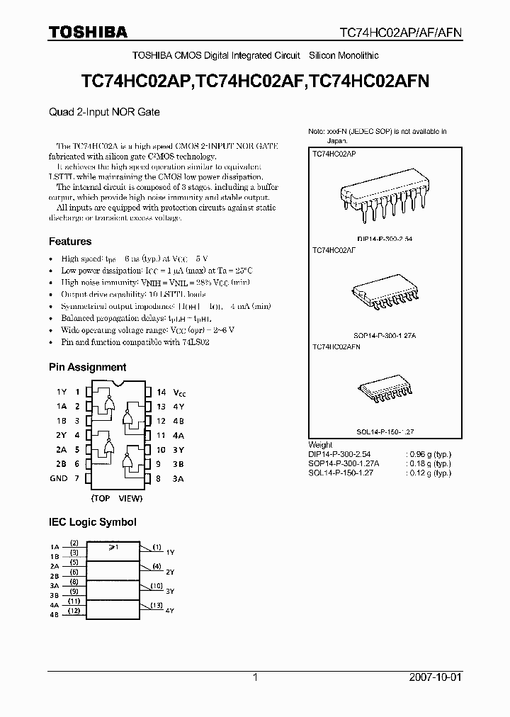 TC74HC02AP07_4110442.PDF Datasheet