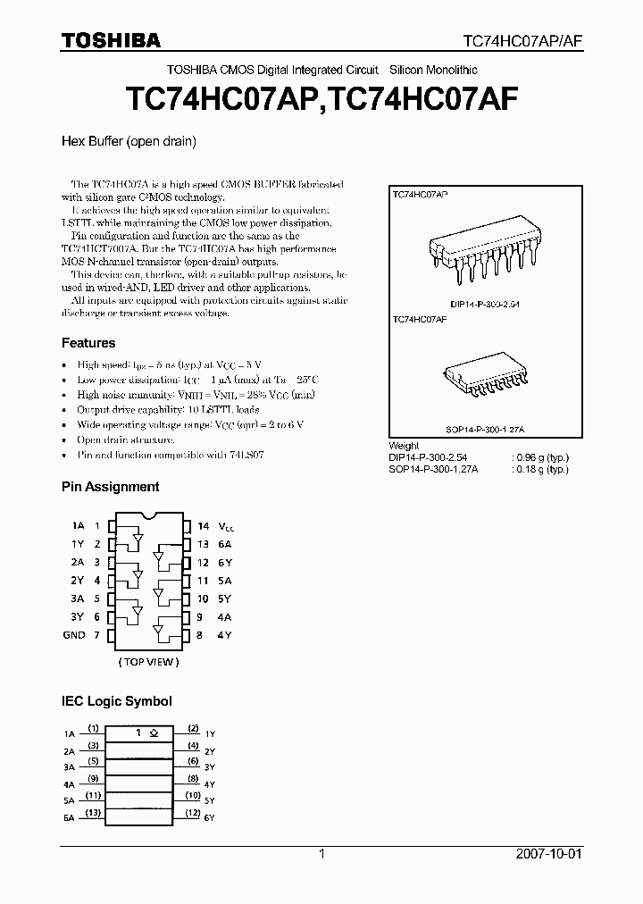 TC74HC07AP07_4124750.PDF Datasheet