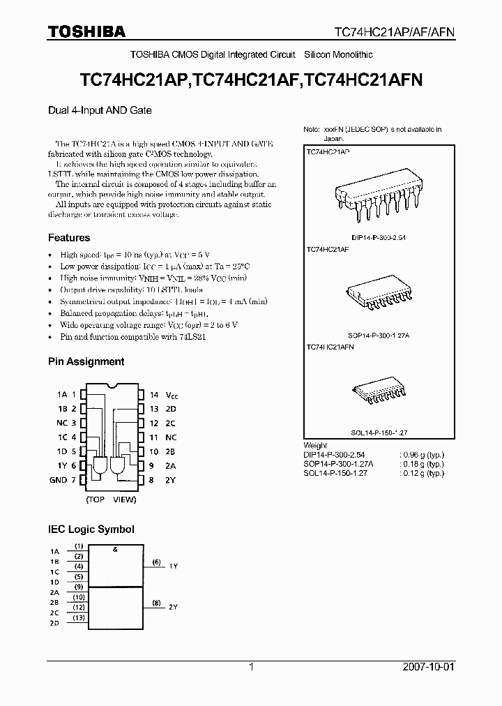 TC74HC21AP07_4109814.PDF Datasheet