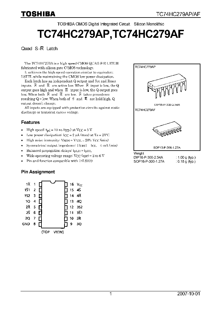 TC74HC279AP07_4124518.PDF Datasheet