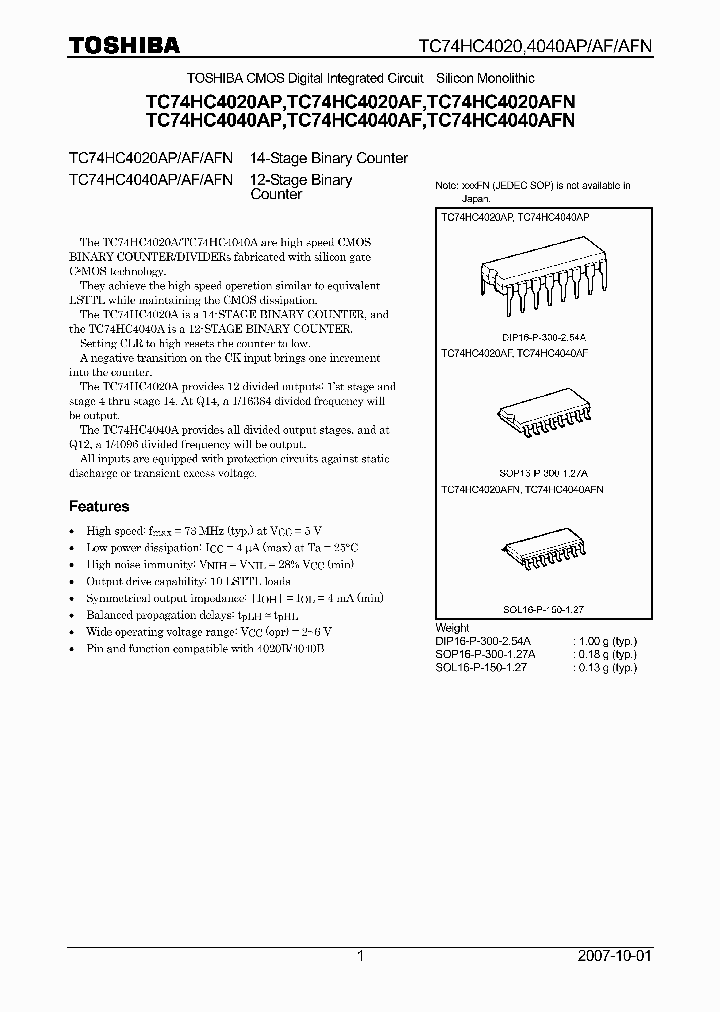 TC74HC4020AP07_4124730.PDF Datasheet