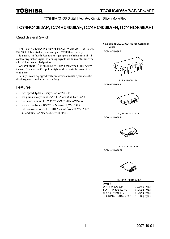 TC74HC4066AP07_4124725.PDF Datasheet