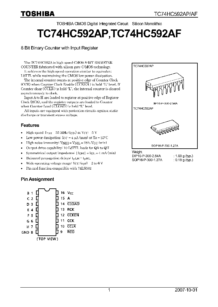 TC74HC592AP07_4124719.PDF Datasheet