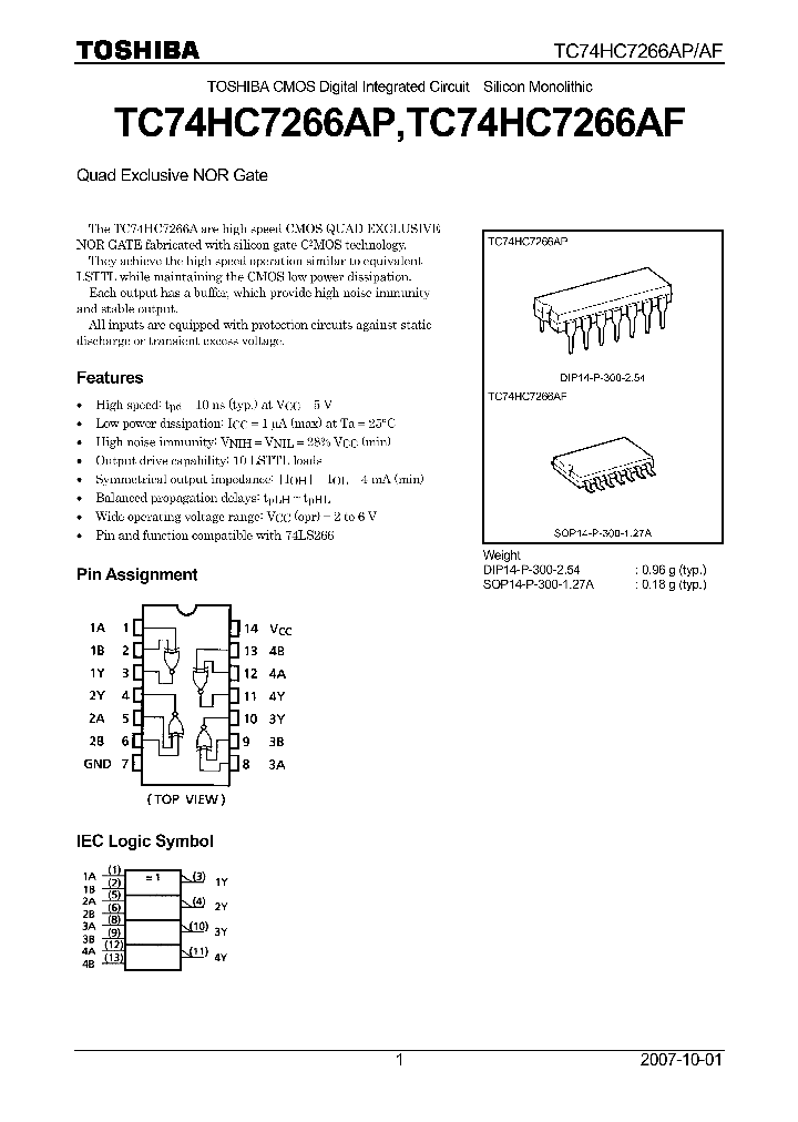 TC74HC7266AP07_4109833.PDF Datasheet