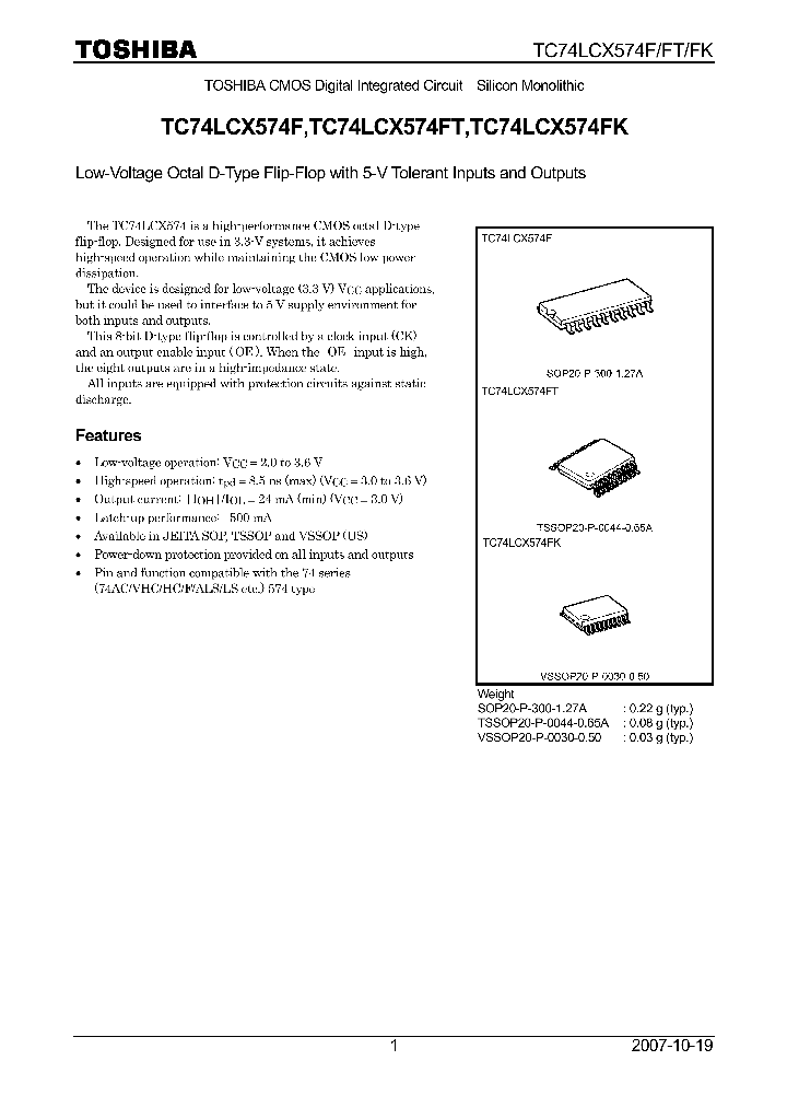 TC74LCX574F07_4133227.PDF Datasheet