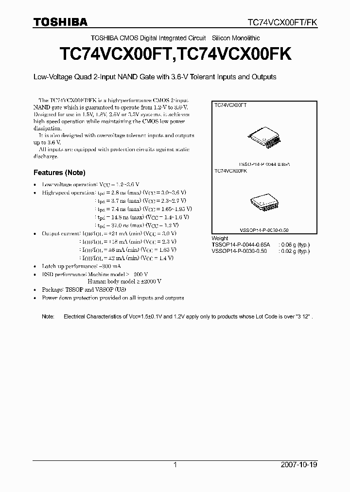 TC74VCX00FT07_4132844.PDF Datasheet