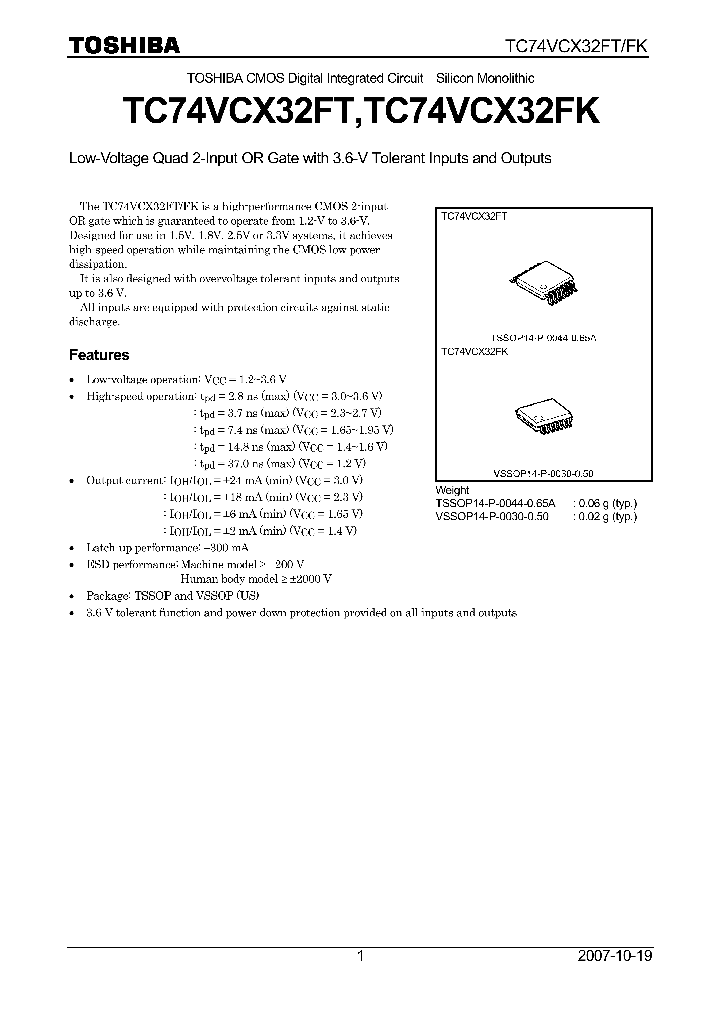 TC74VCX32FT07_4132803.PDF Datasheet