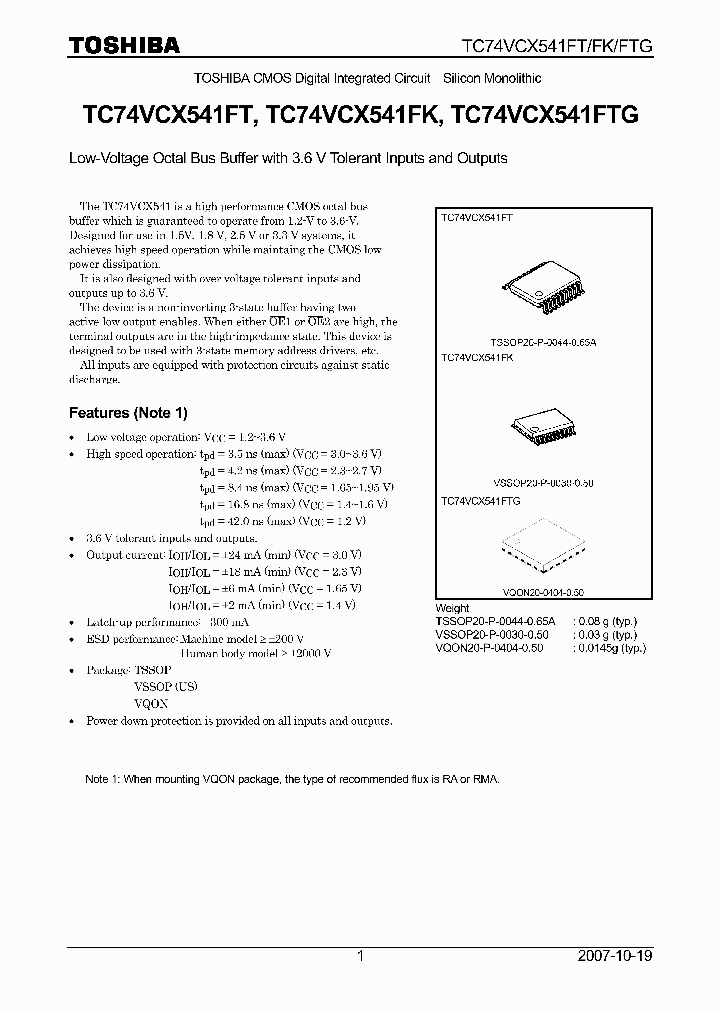 TC74VCX541FT07_4132796.PDF Datasheet