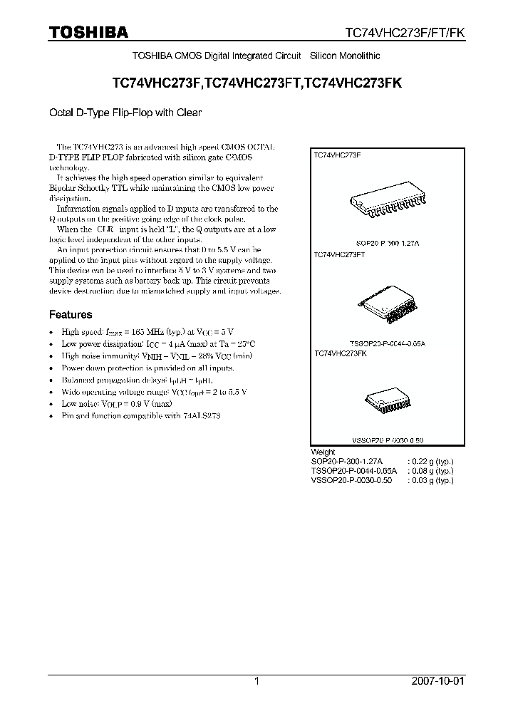 TC74VHC273F07_4132640.PDF Datasheet