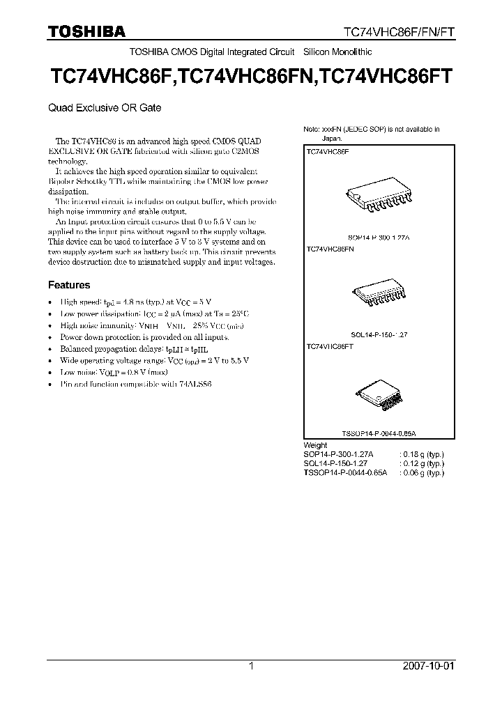 TC74VHC86F07_4132622.PDF Datasheet