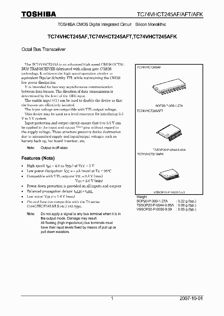 TC74VHCT245AF07_4132613.PDF Datasheet