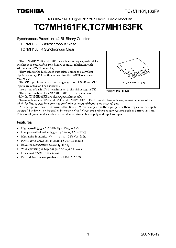 TC7MH161FK07_4133331.PDF Datasheet