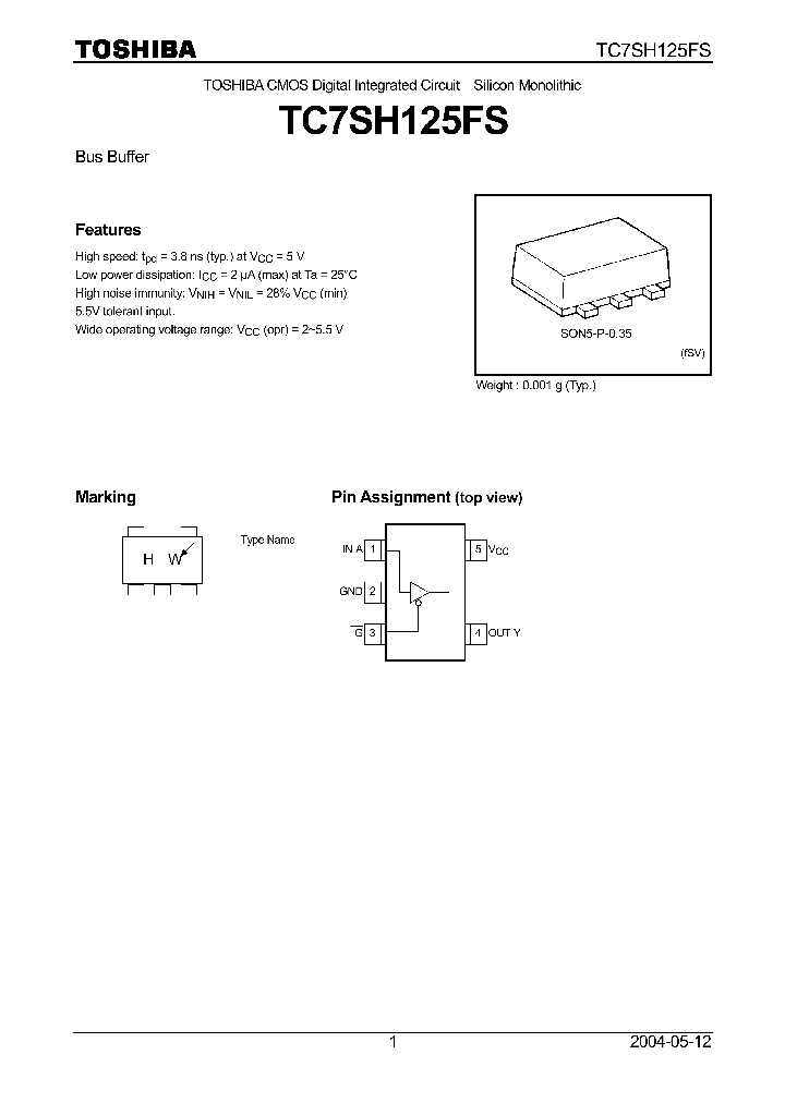 TC7SH125FS_4125181.PDF Datasheet