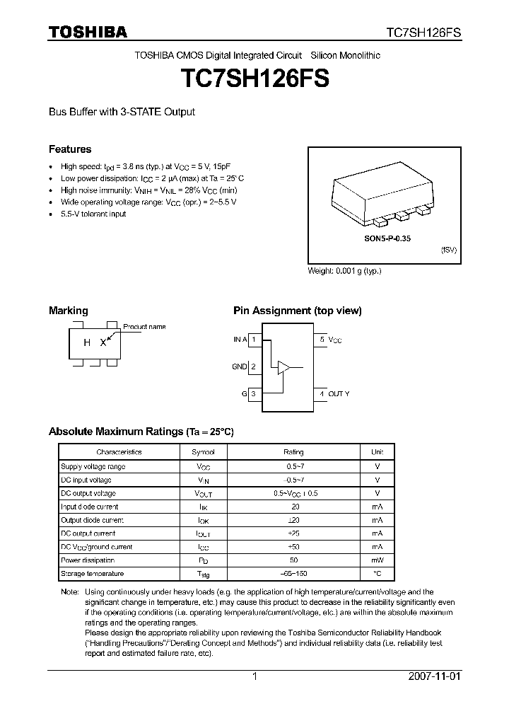 TC7SH126FS_4125179.PDF Datasheet