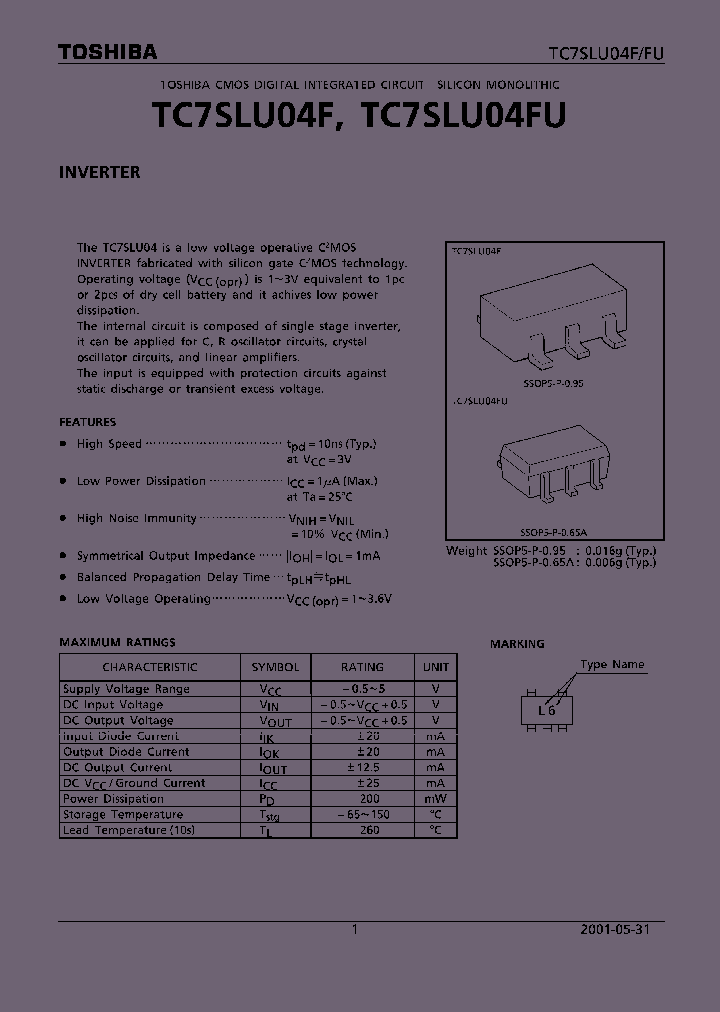 TC7SLU04F01_4125170.PDF Datasheet