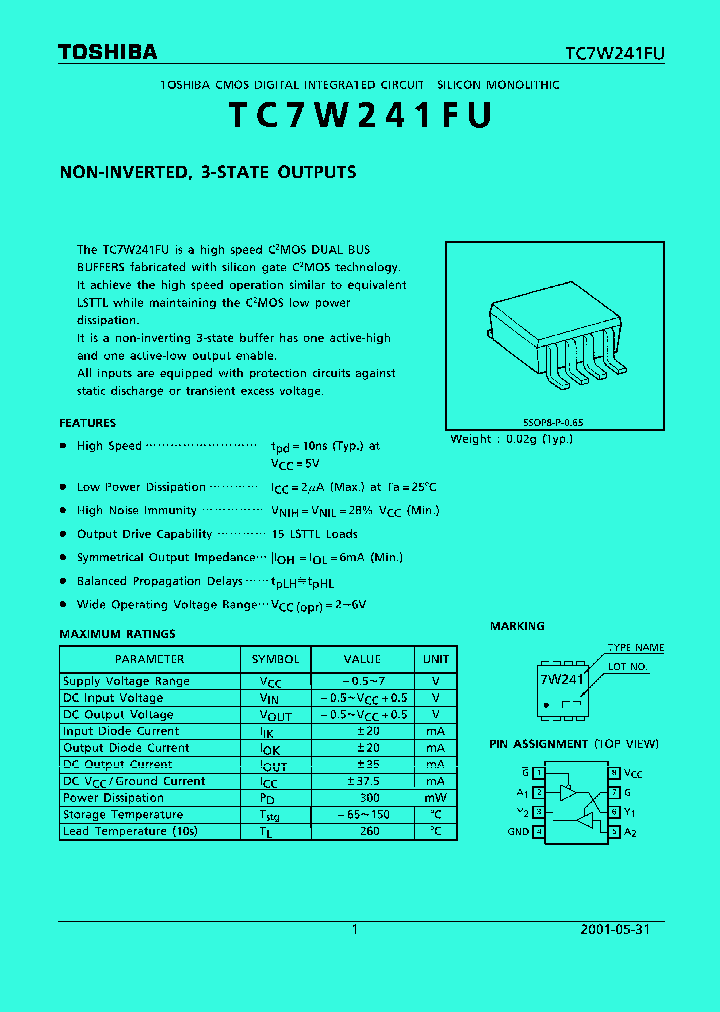 TC7W241FU01_4124709.PDF Datasheet