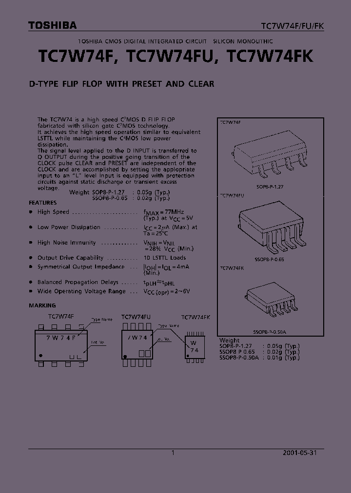TC7W74F01_4124704.PDF Datasheet