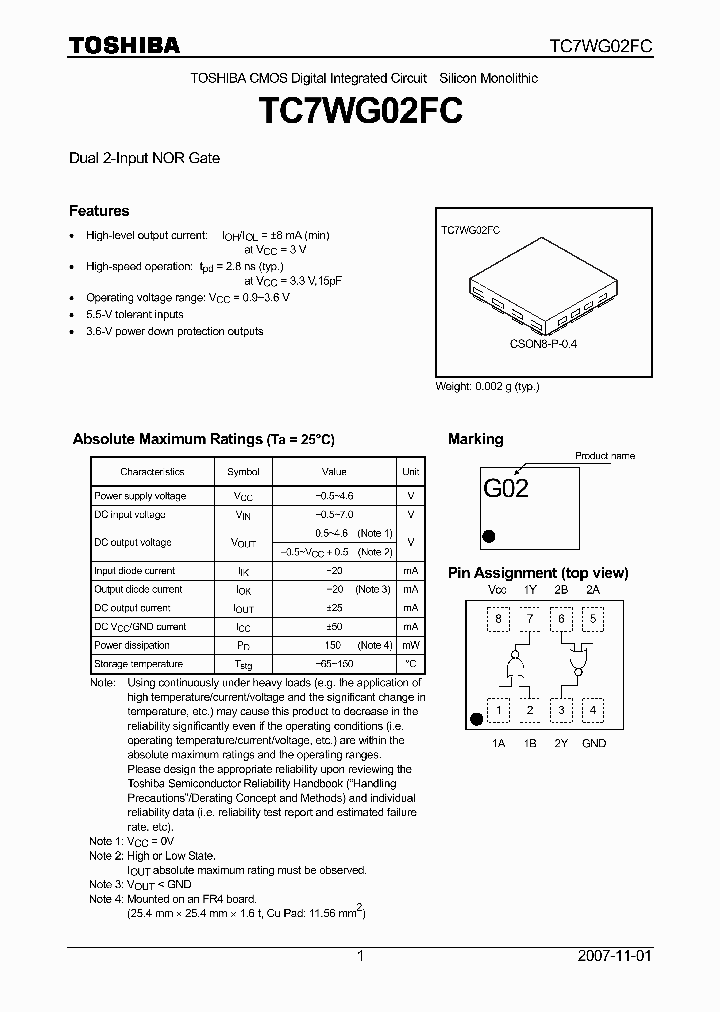 TC7WG02FC_4125014.PDF Datasheet