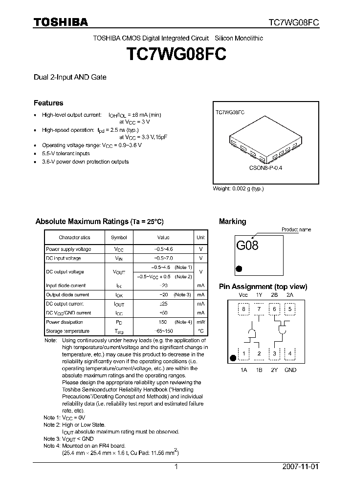 TC7WG08FC_4125008.PDF Datasheet