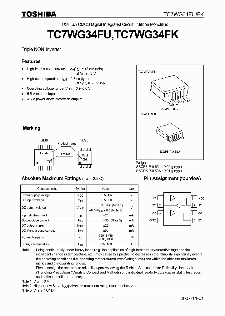 TC7WG34FK_4124991.PDF Datasheet