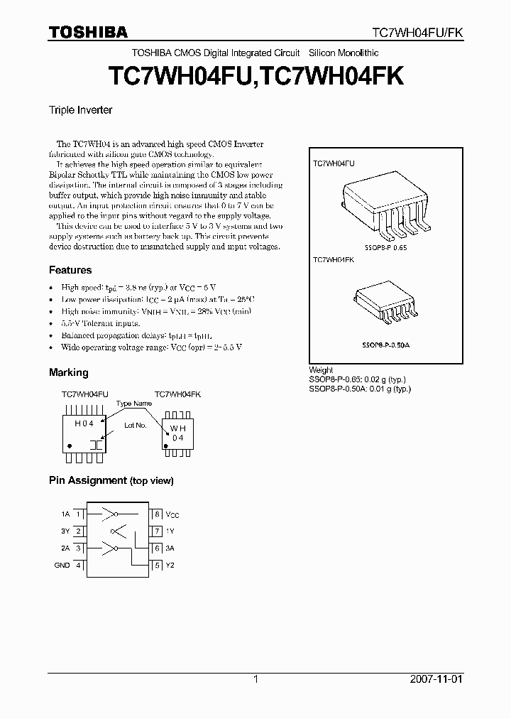 TC7WH04FU07_4124978.PDF Datasheet