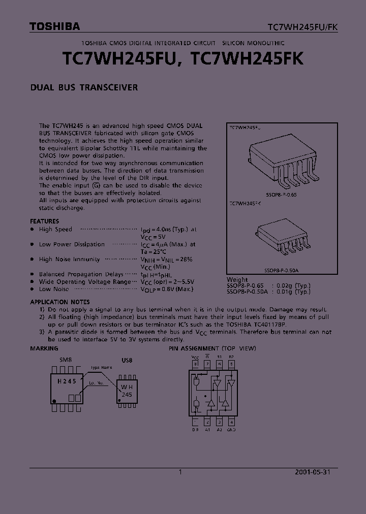 TC7WH245FU01_4124970.PDF Datasheet