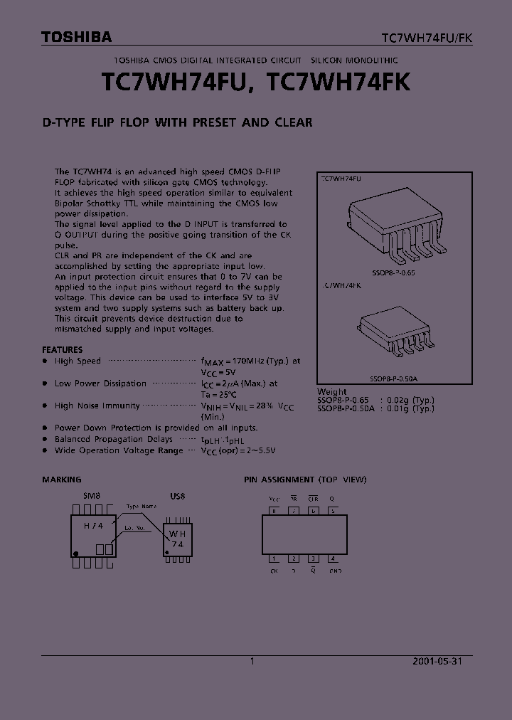TC7WH74FU01_4124964.PDF Datasheet